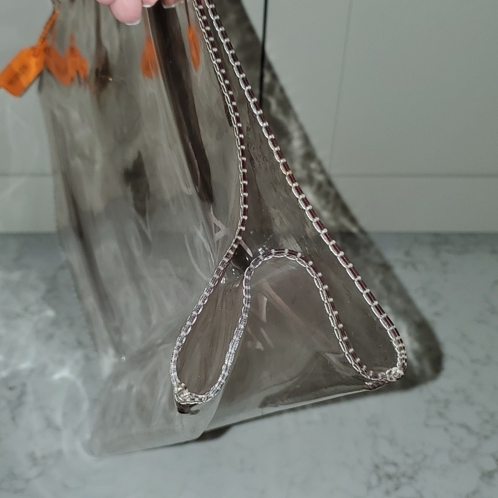 Hermes Vintage Vinyl Clear Kelly Bag Purse - Picture 9 of 16